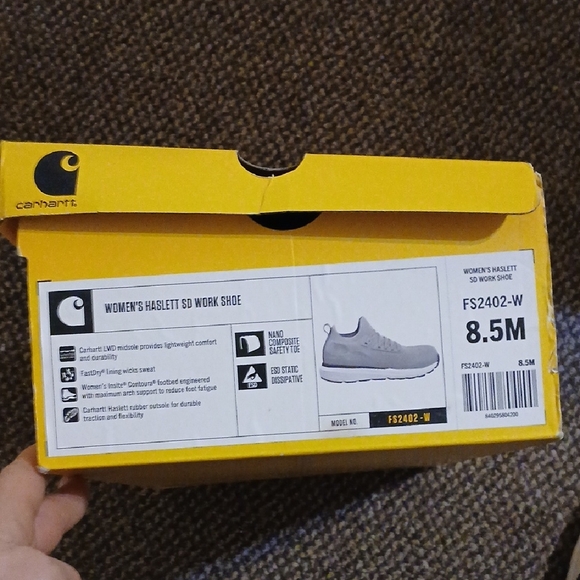 Carhartt Gray Women's Comp Toe Sneakers - Picture 8 of 11